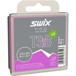 SWIX TS07B-4 Top Speed 7 Black Glider -2°...-8°C, 40g