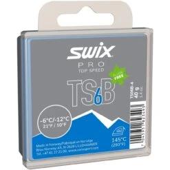 SWIX TS06B-4 Top Speed 6 Black Glider -6°C...-12°C, 40g