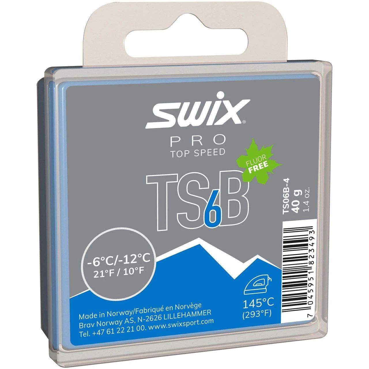 SWIX TS06B-4 Top Speed 6 Black Glider -6°C...-12°C, 40g 3 SWIX TS06B-4 Top Speed 6 Black Glider -6°C...-12°C, 40g