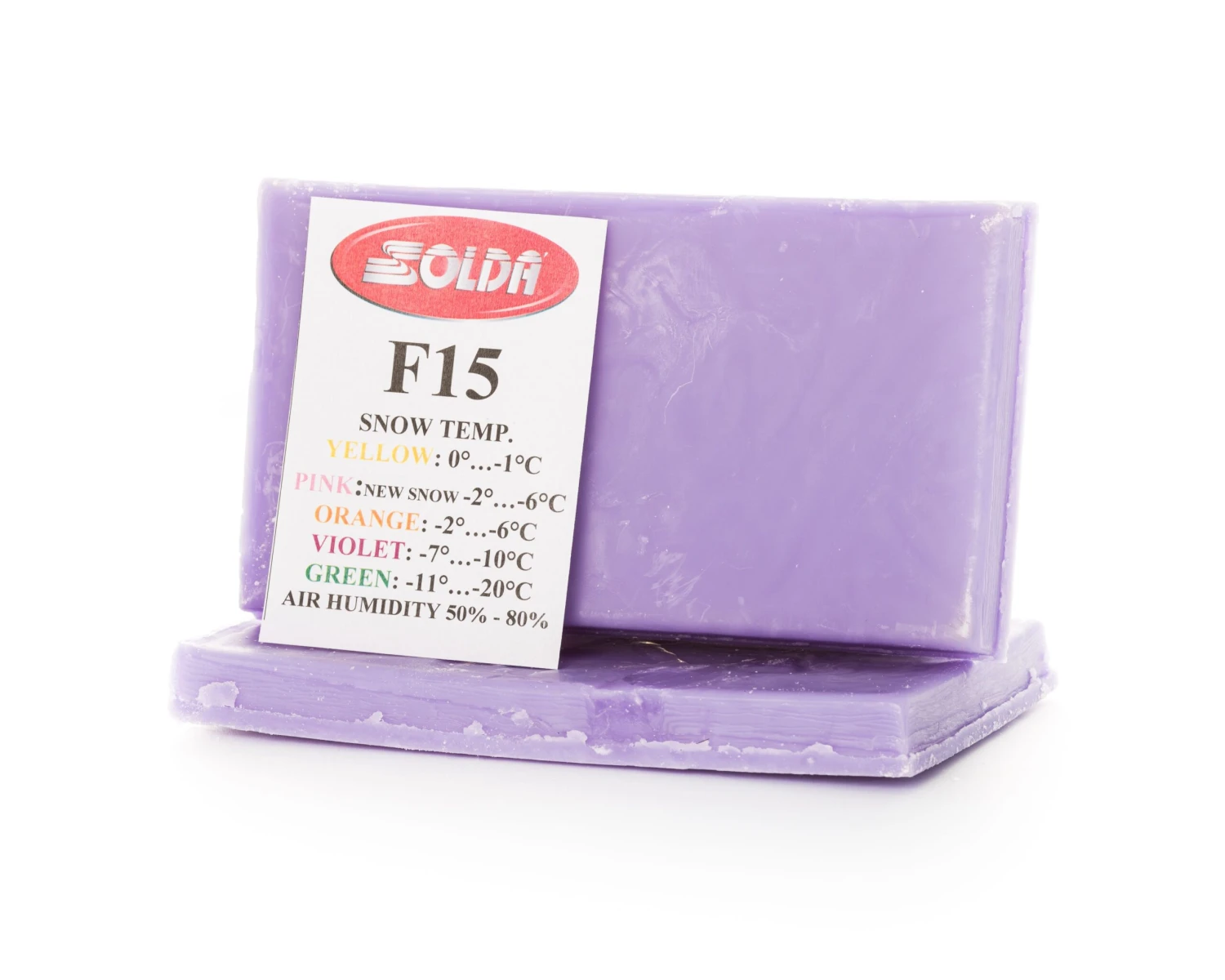 Solda F15 Medium Fluor Glider Violet -4...-14°C, 500g 3 Solda F15 Medium Fluor Glider Violet -4...-14°C, 500g