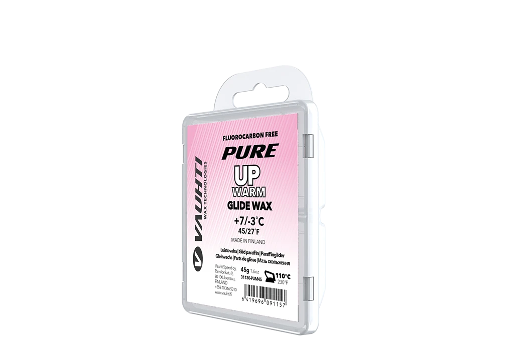 Vauhti Pure Up Warm Glide Wax, +7°...-3°C, 180g 3 Vauhti Pure Up Warm Glide Wax, +7°...-3°C, 180g