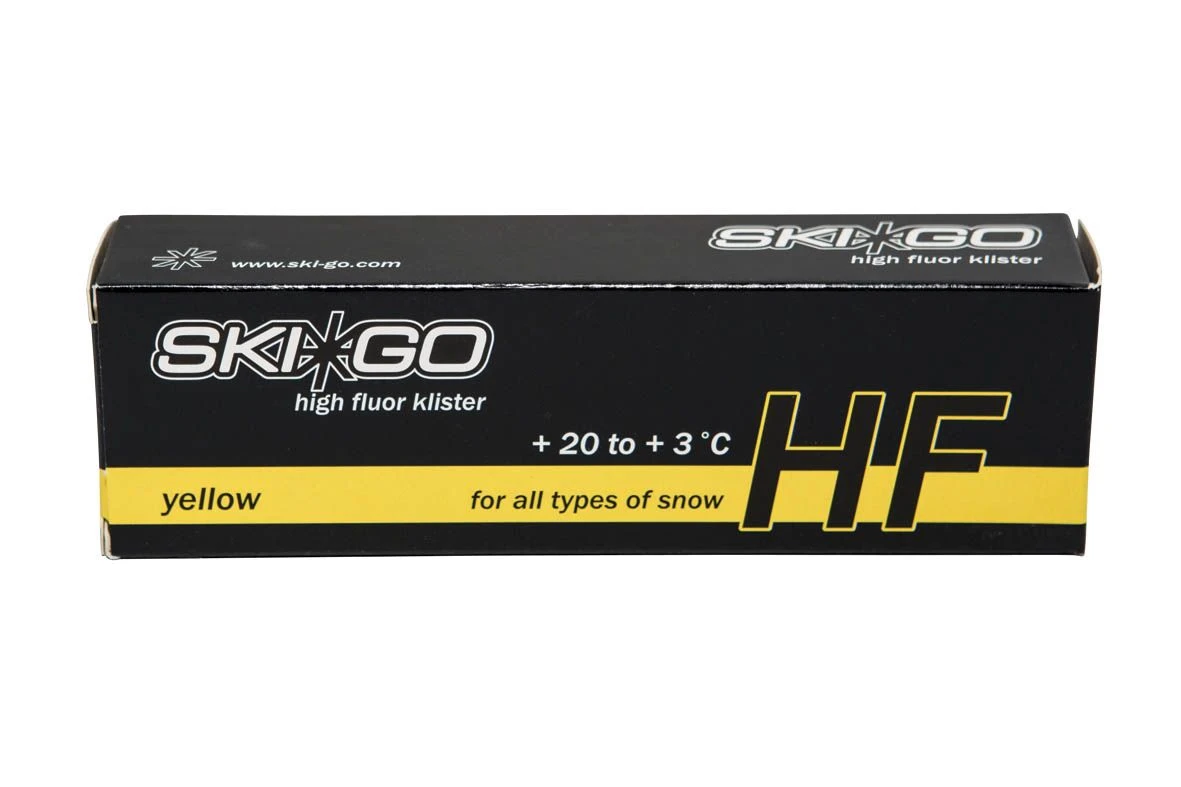 Ski-Go HF Fluoro Klister Yellow +20...+3°C, 60g 3 Ski-Go HF Fluoro Klister Yellow +20...+3°C, 60g