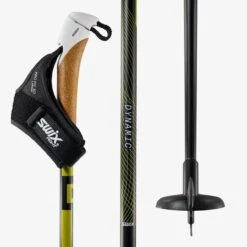 Swix Skate Ski Poles Dynamic D3, Just Click