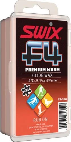 SWIX F4-60W Premium Warm Glide Rub On With Cork, 60 G 3 SWIX F4-60W Premium Warm Glide Rub On With Cork, 60 G