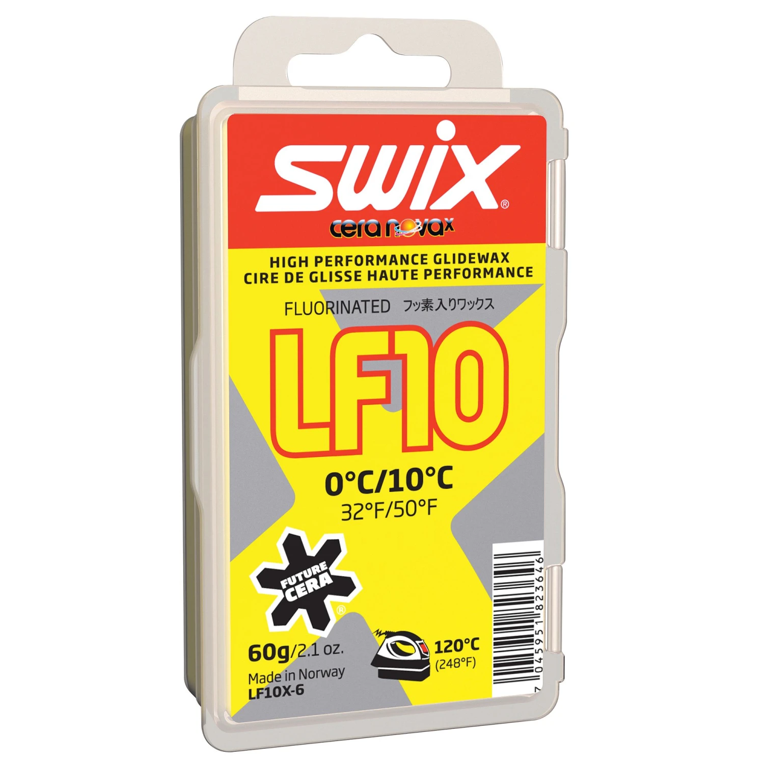 SWIX LF10X Yellow Glider +10°...0°C, 60g 3 SWIX LF10X Yellow Glider +10°...0°C, 60g