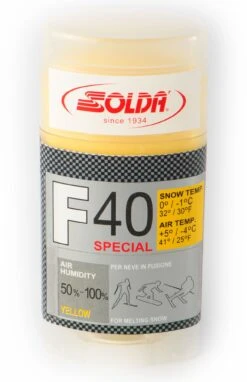 Solda F40 SPECIAL Stick Yellow +5...-4°C, 35g